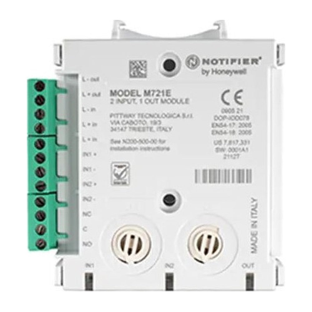 Notifier M721E Dual Input + Relay Output Module